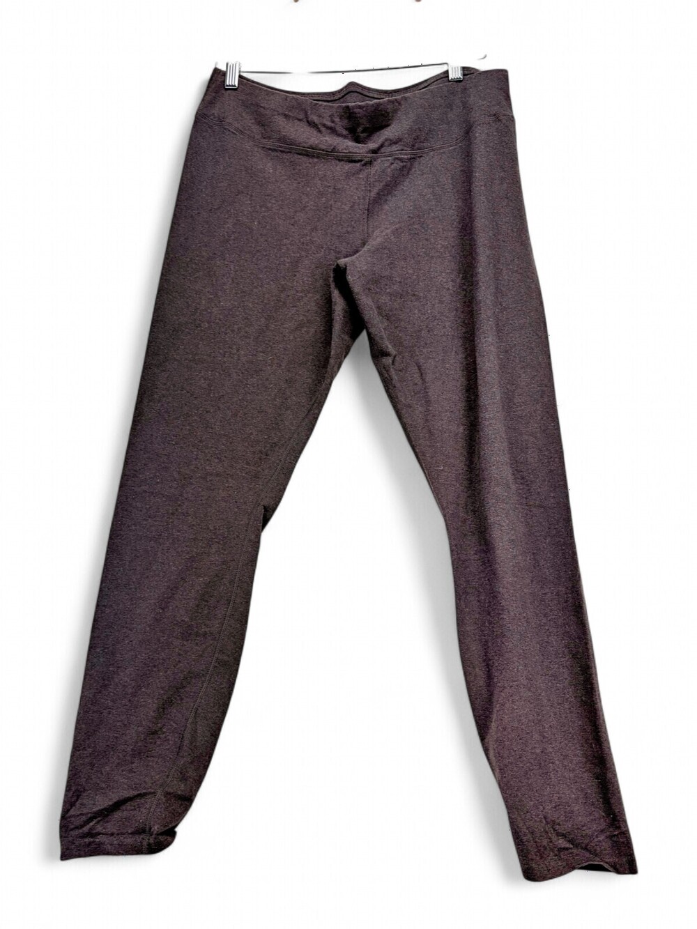 Pact Women's XL Cropped Leggings Dark Heather Brown